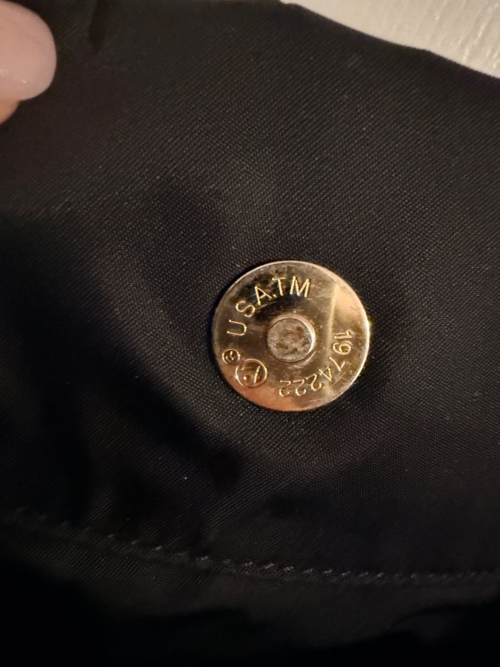 Tory Burch Black Nylon Tote with Logo - Picture 5 of 8
